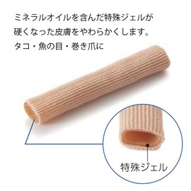 deramed(デラメド) トゥチューブ [タコ・魚の目・角質] ベージュ M