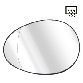 Side Wing Mirror Glass Heated Rearview Mirror Glass for Cooper R55 R56 R57 R58 R59 2007‑2015 Left
