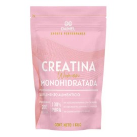 Creatina Monohidratada Women 1kg 200 Porciones Polvo Daimel Natural                                                                                   