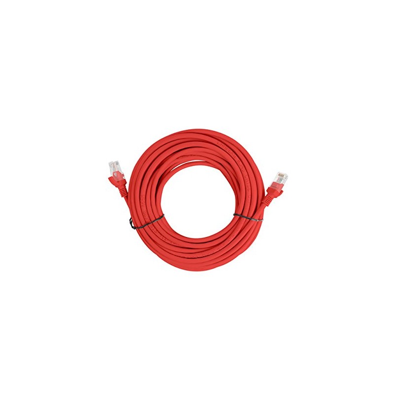 Lanberg PCU6-10CC-0500-R networking cable Cat.6 Utp, 5m red