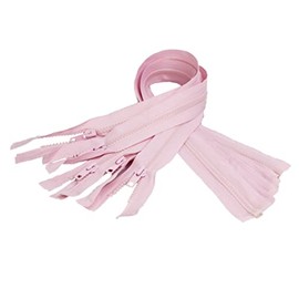 Trimz Zipper, Pink, 5 Pieces