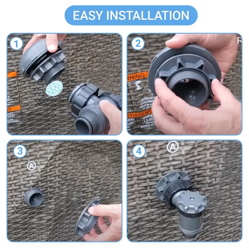 P6H1317 Pool Inlet Strainer Replacement Kit Compatible with Intex, Bestway,