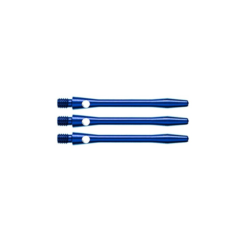 RED DRAGON Anodised Aluminium Medium Blue Dart Shafts - 4