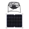 10W Solar Panel with Cooling Fan Photovoltaic Solar Panel for