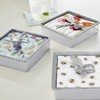 Mariposa Hummingbird Beaded Napkin Box, One Size, Silver