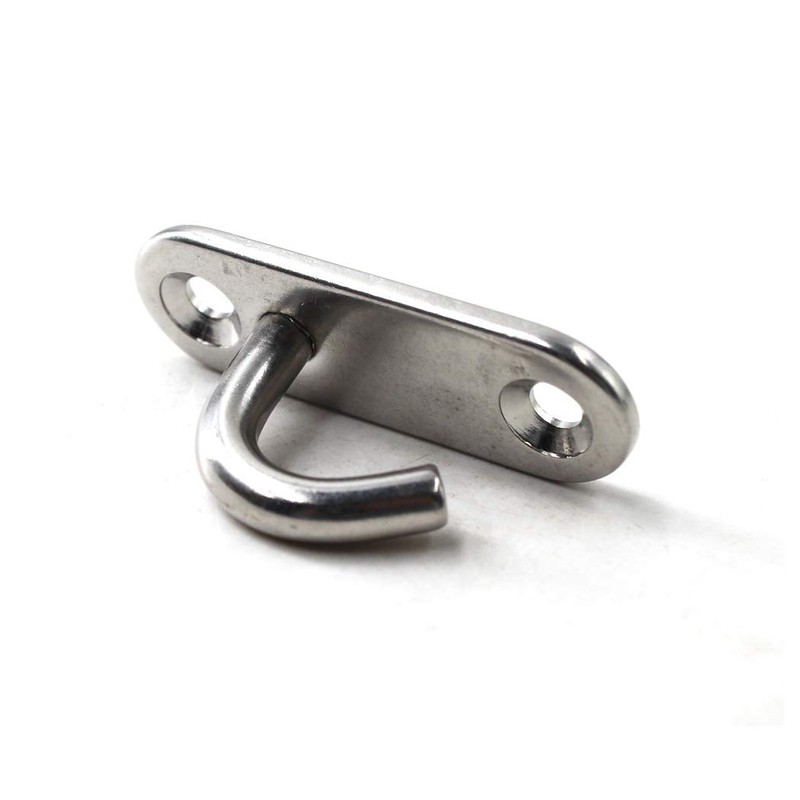 Flomore M8 Eye Plate 304 Stainless Steel Hook Wall Mounted