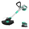 Litheli 20V Cordless String Trimmer and Edger, 12" Electric Weed