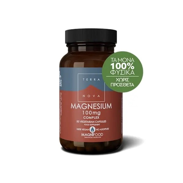 Terra Nova Magnesium 100 mg Complex 50 veg caps