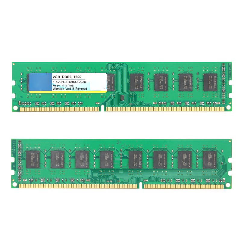 Xiede Desktop Computer Memory Bar Module DDR3 2GB 1600Mhz PC3‑12800