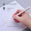 ParKoo Retractable Gel Pens 0.7mm Quick Dry Black Ink, 12-Pack