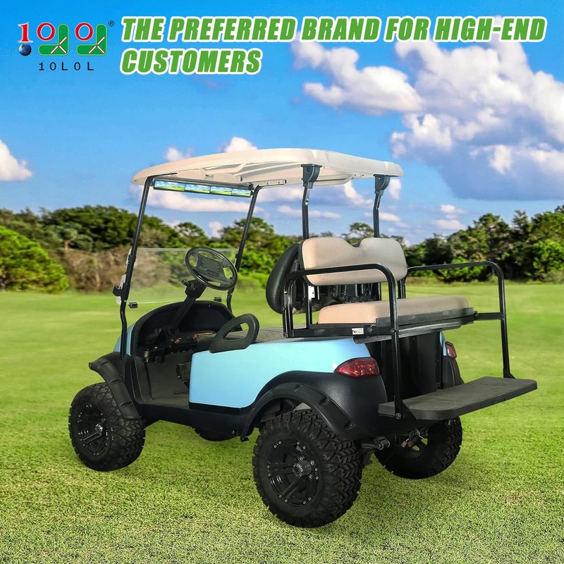 10L0L Golf Cart 4-Panel Wide Angle Rear View Mirror -