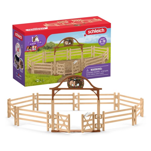 SCHLEICH 42434n Paddock with entry gate Horse Club Toy Playset Accessory for children aged 5-12 Years
