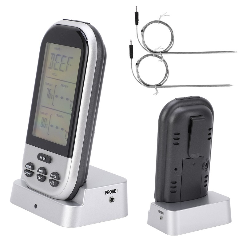 TS‑K32‑S Wireless Meat Thermometer Dual Probe Double Digital Temperature Meter