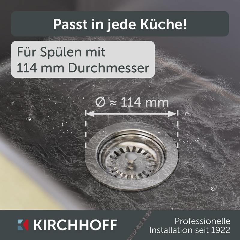 KIRCHHOFF 98835240 Strainer Basket Valve Diameter 114 mm 1½ Inch