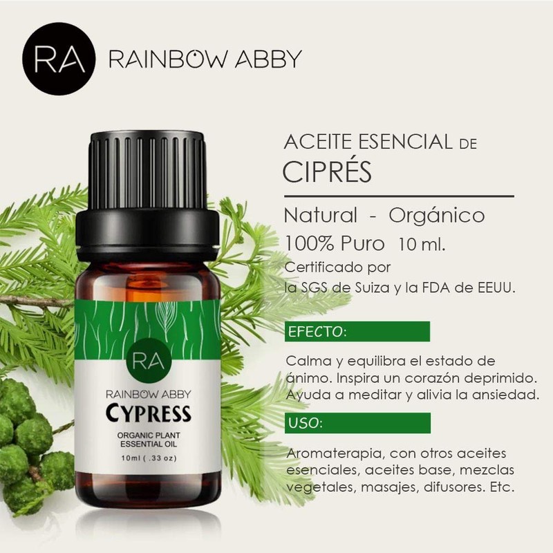 Cypress Essential Oil 100% Pure, Aromatherapy Therapeutic Grade Essential Oil