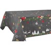 Tischdecke Fleckabweisende Weihnachten Grau - Rechteckig 150 x 240 cm