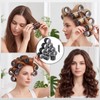 Large Hair Rollers Set, 12 Pieces 60mm Heat Free Jumbo