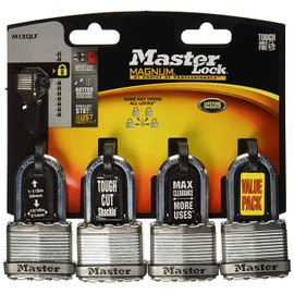 Master Lock M1XQLF Magnum Keyed Padlock 2 Pack