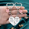 WXCATIM 2 Pcs Mother Daughter Keychain Set Matching Keychains Mom