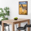 Light Walnut 18x24 - Single Frame - Rustic Woodgrain 18