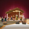 VBS Miniature Wooden Straw Barrow 105 x 75 mm Nativity