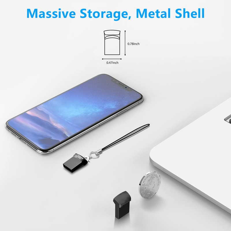 EASTBULL USB Stick 64 GB Waterproof USB Stick 2.0 Durable