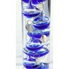 Large 44cm Tall Free Standing Galileo Thermometer with Blue Coloured
