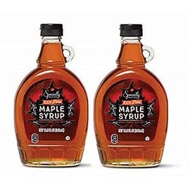 Specially Selected 100% Pure Maple Syrup Grade A Amber Color, Rich Taste 12.5fl oz 370ml (Two Bottles)