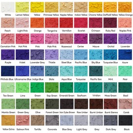 Mont Marte Oil Pastels Signature 72pc, 72 Assorted Colors, Vibrant Oil Pastel Set, Great Blending and Layering, Ideal for Art, Craft, Coloring and Sketching