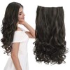 REECHO 20" 1-Pack 3/4 Full Head Curly Wave Clips in