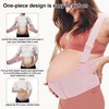 GLIDESMOOTH Pregnancy Belly Band, Belly Band with Adjustable Straps, Belly