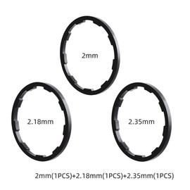 HOUSON Bicycle Flywheel Spacer, Hub Spacer Bicycle Flywheel Hub Spacer Axle Disc Seal Spacer Cassette Flywheel Hubs for Mountain Bike (2 mm/2.18 mm/2.35 mm)