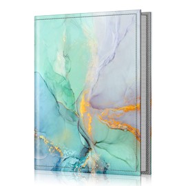 Fintie 10 x 15 cm Photo Album, Small Photo Albums for Inserting, Wedding, Birthday, Anniversary with 26 Pages for 52 Photos, Holiday Photo Book, 4 x 6 Inch for Pages, Emerald Marble