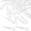 aoozleny U Shape Clear Shirt Folding Clips, Plastic Alligator Clips