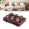 6pcs 100ml Copper Plated Moscow Mule Mug Stainless Steel Cocktail