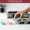 Eoonfirst Bright Rainbow Standard Cupcake Liners No Smell, Food Grade