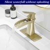 Bathroom Single Hole Faucet Waterfall Bathroom Sink Faucet with One