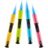 Urgrette 4 Pack Spring Colors Torch Lighter, 6-inch Refillable Pen