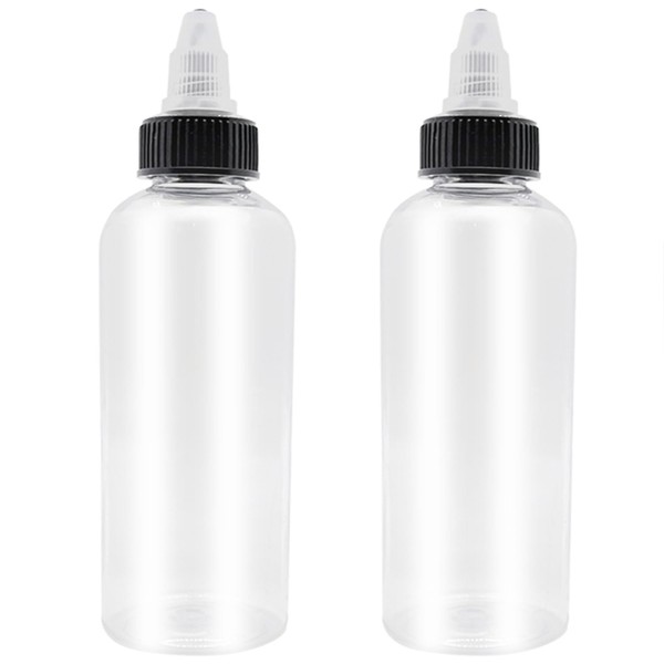 XYSMZM 2 Pcs 16oz Dispensing Bottles, Plastic Squeeze Bottles with
