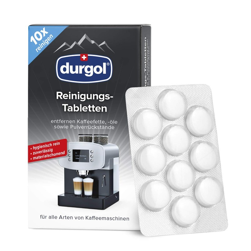 durgol Cleaning Tablets - Cleans, Protects and Maintains Coffee Machines