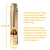 HOYUTNESS Brass Survival Whistle, 125 dB Loud Emergency Whistle with