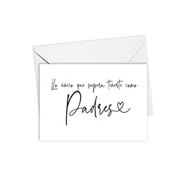 Pregnancy Announcement Card for Parents, Spanish Baby Reveal Card for Padres and New Abuelos, Card for Mom and Dad From Daughter or Son, Baby Reveal Card for New Grandparents to Be