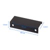 LIZAVO 80mm Black Finger Edge Handle Pull Invisible Hidden Cabinet
