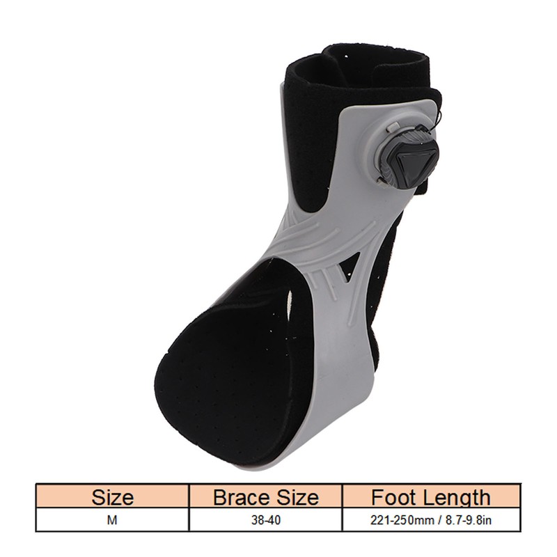 Ankle Stabilizer Adjustable Breathable Pain Reduce Portable Drop Foot Orthosis