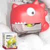 Electronic Bubble Maker Toy Cartoon Dinosaur Shaped 3 Gears IP6