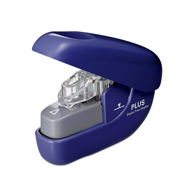 Plus SL-106NB 31-124 Needle Free Stapler, Paper Clinch, Blue