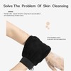 NASHRIO exfoliating Mitt(2 Pcs) for Shower, Gentle Viscose Fiber Scrubbing