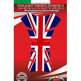 UK FLAG TRIUMPH NORTON AJS MATCHLESS ARIEL TANK PAD PROTECTOR MADE IN ITALY