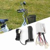 500W Motor Brushed Speed Controller &amp; Throttle Grip for Electric