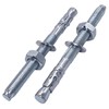 SKIR'CO (10 pcs) Wedge Anchors M8 x 115 mm, Metal